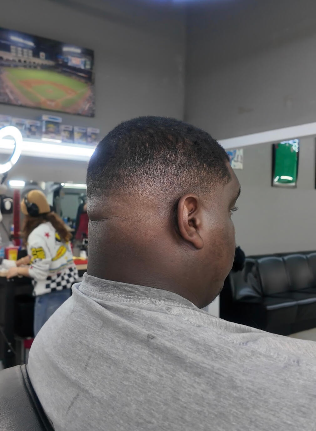 Mid Bald Fade